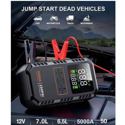 4-in-1 Car Jump Starter 5000A